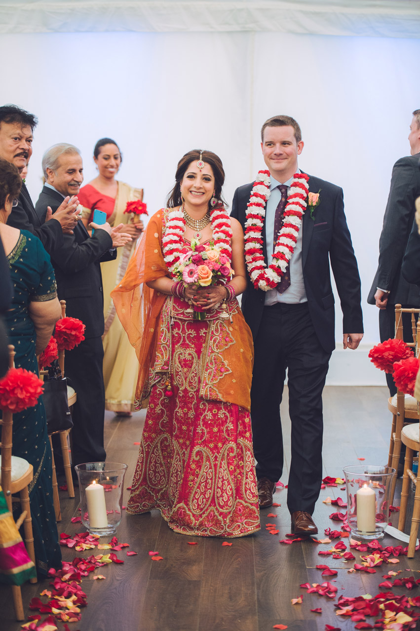 Indian fusion wedding Painshill Park