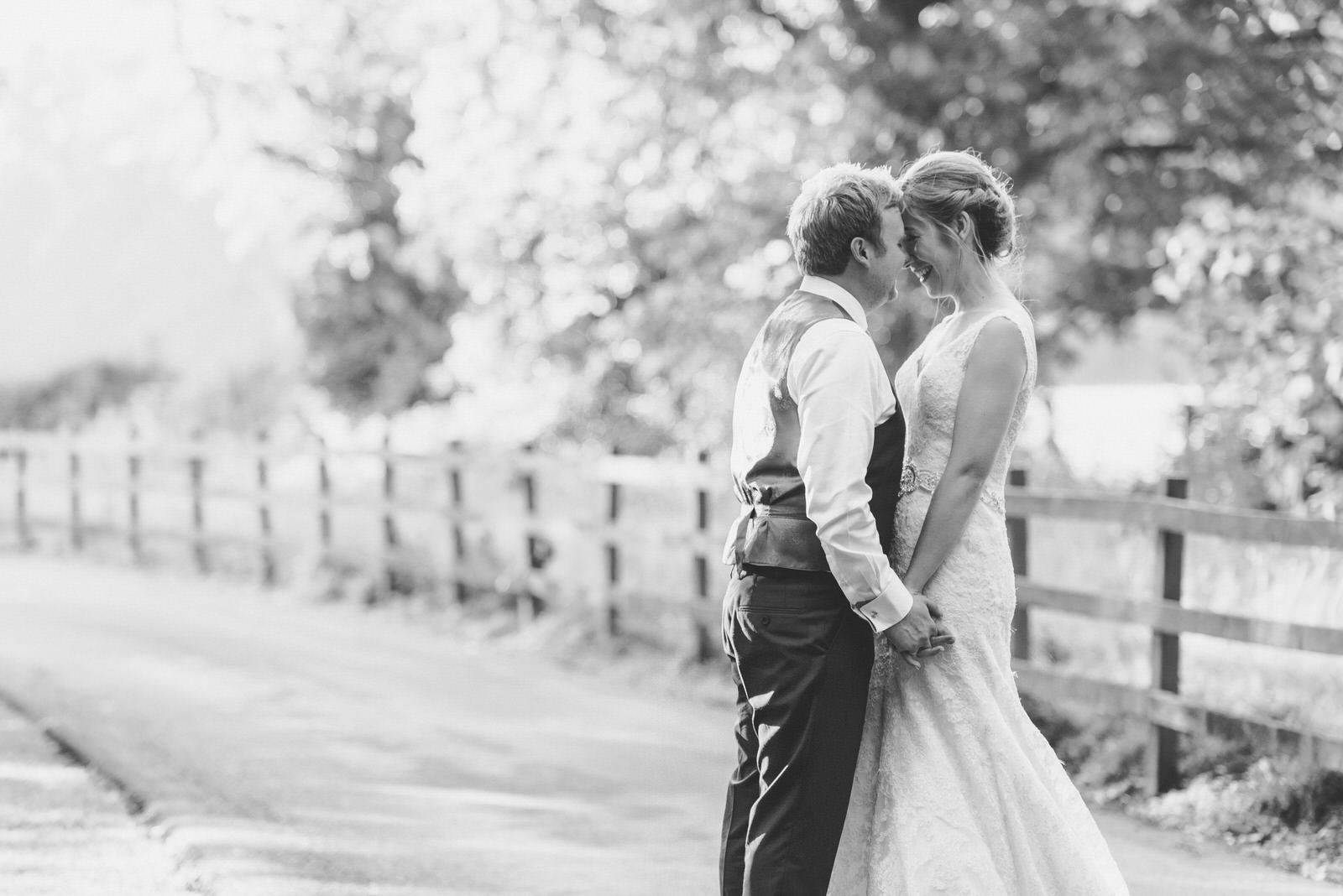 newlyweds at Eastington Park