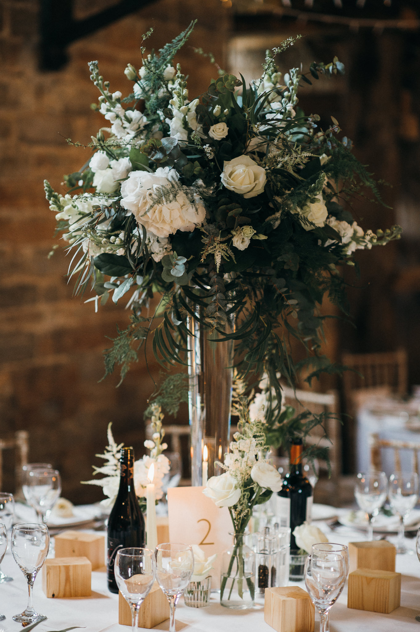 table details at Almonry Barn, Somerset