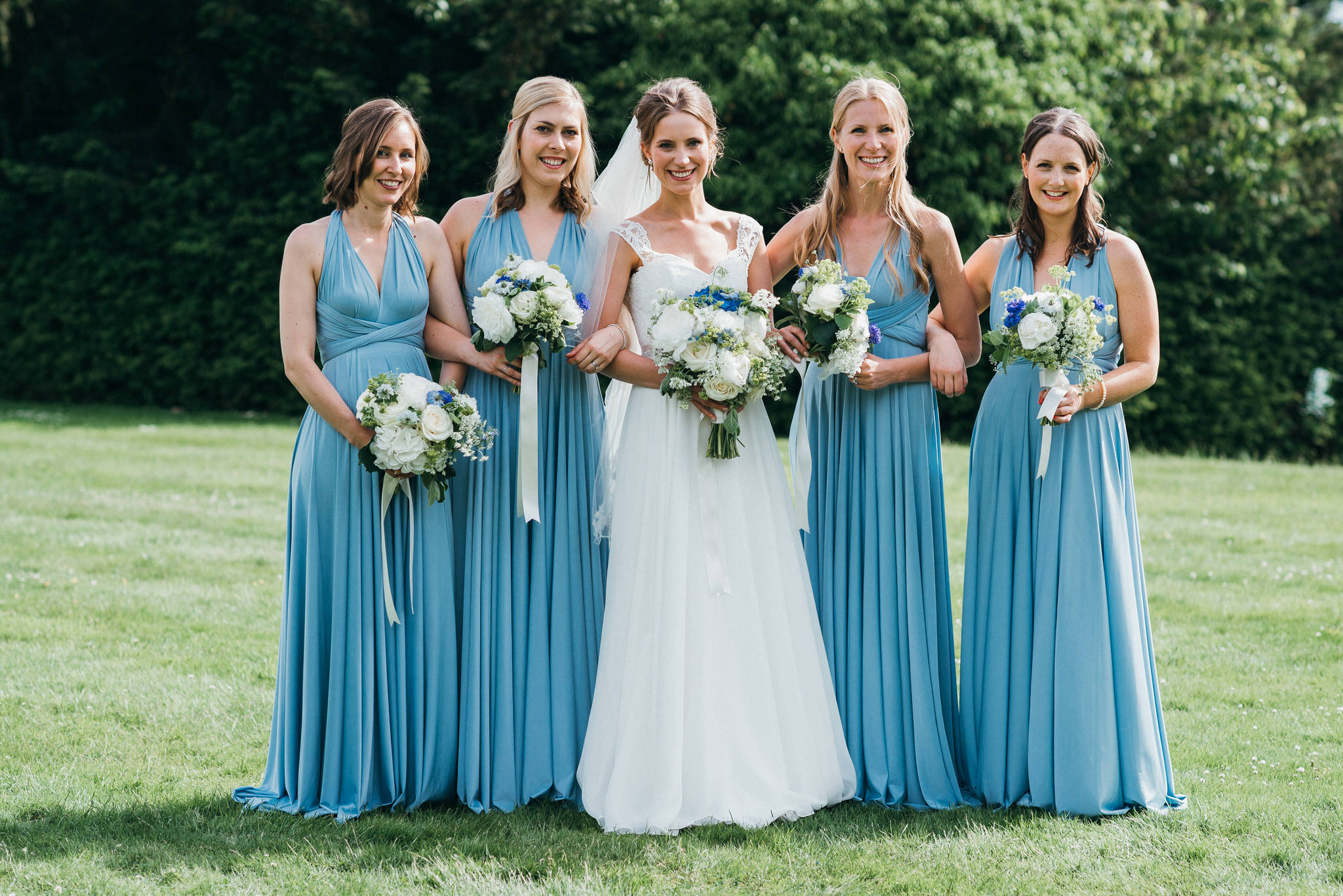 Bridal party and Nonsuch Mansion