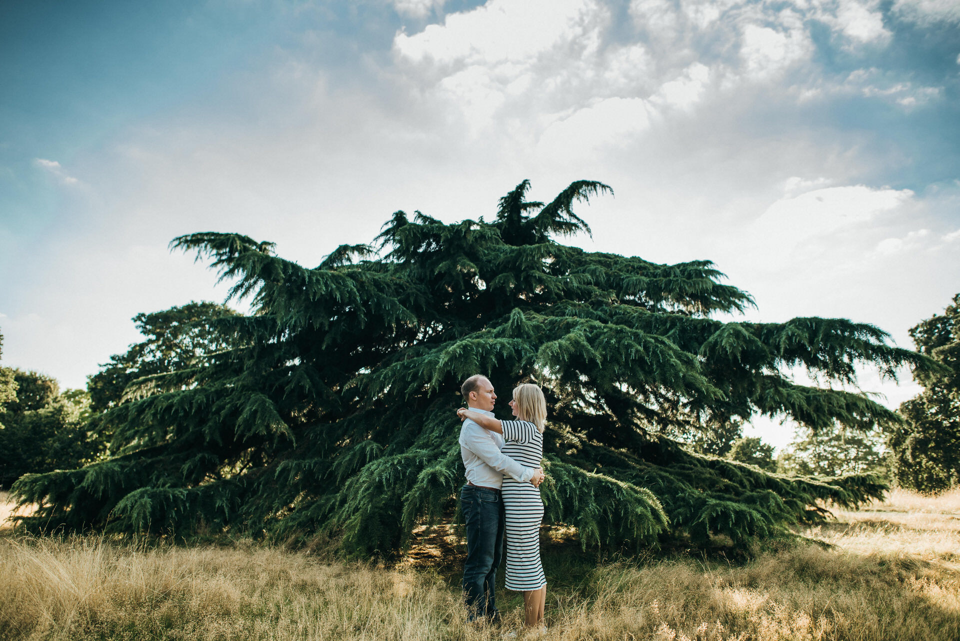 natural engagement photography