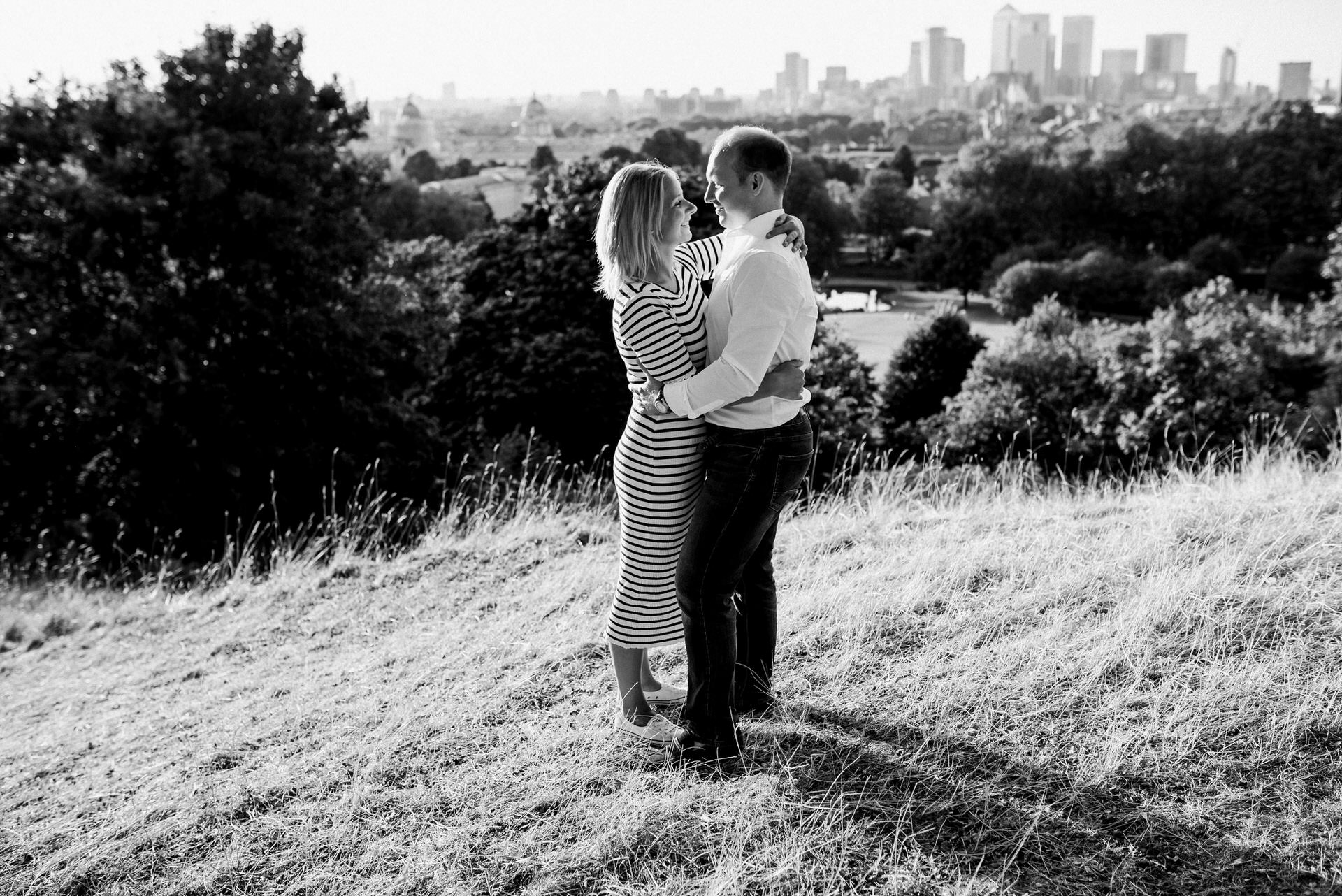 Greenwich park engagement photography