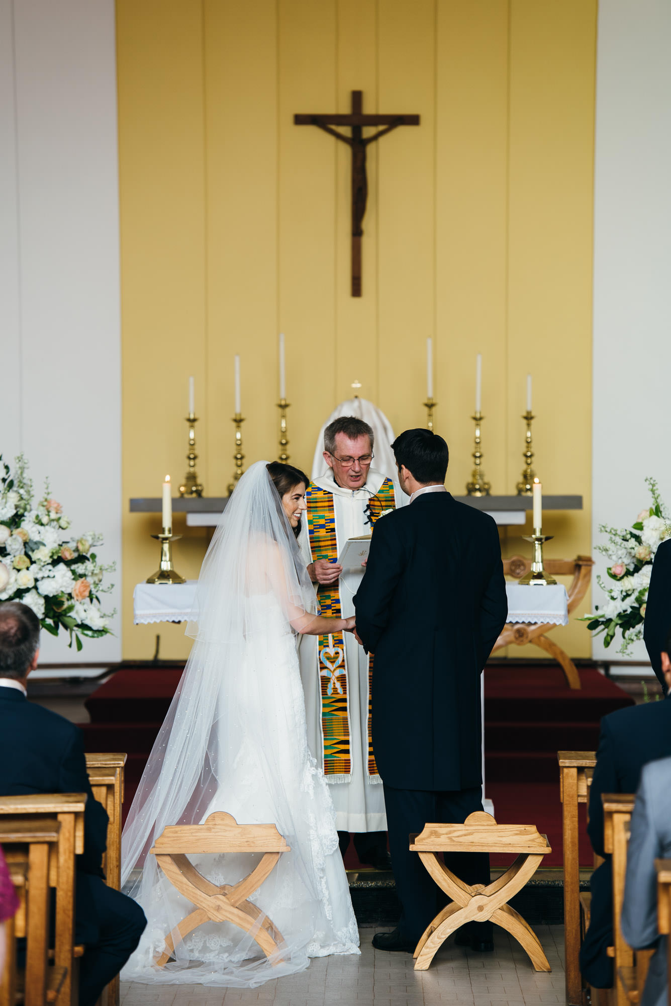 Blessed Sacrament Church Cardiff wedding vows
