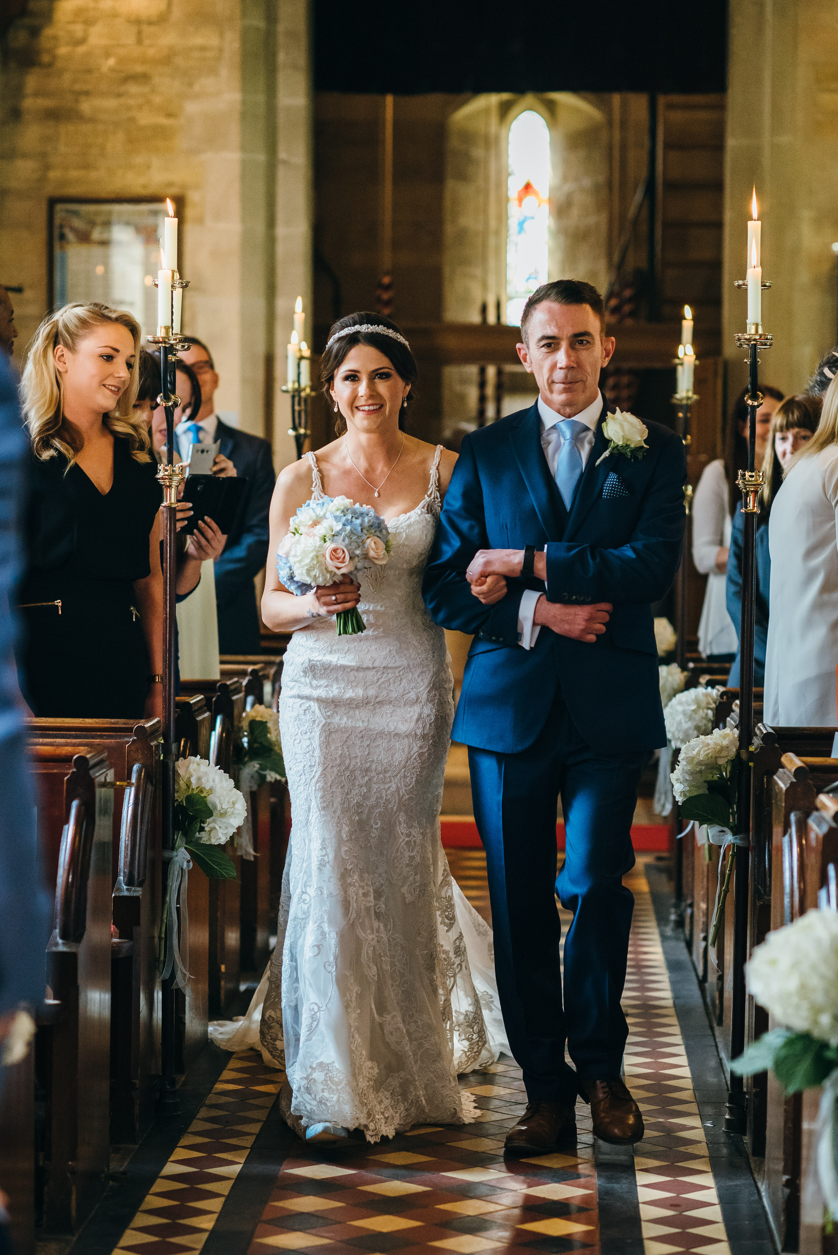 Wedding at St Marys Church, Lower Slaughter 
