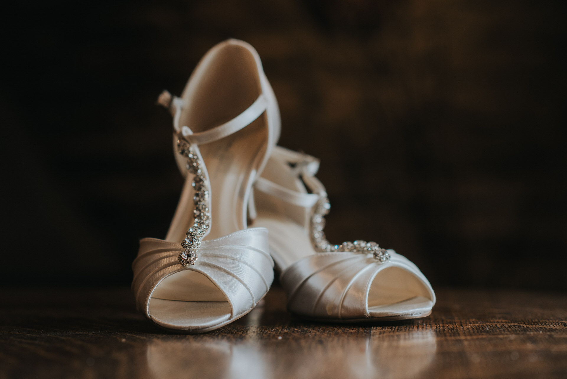 Brides wedding shoes 