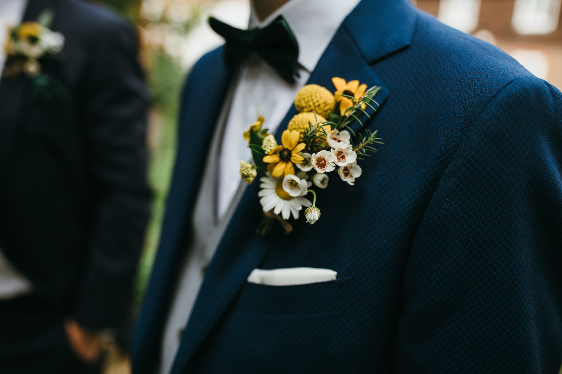 Wedding flower button hole 