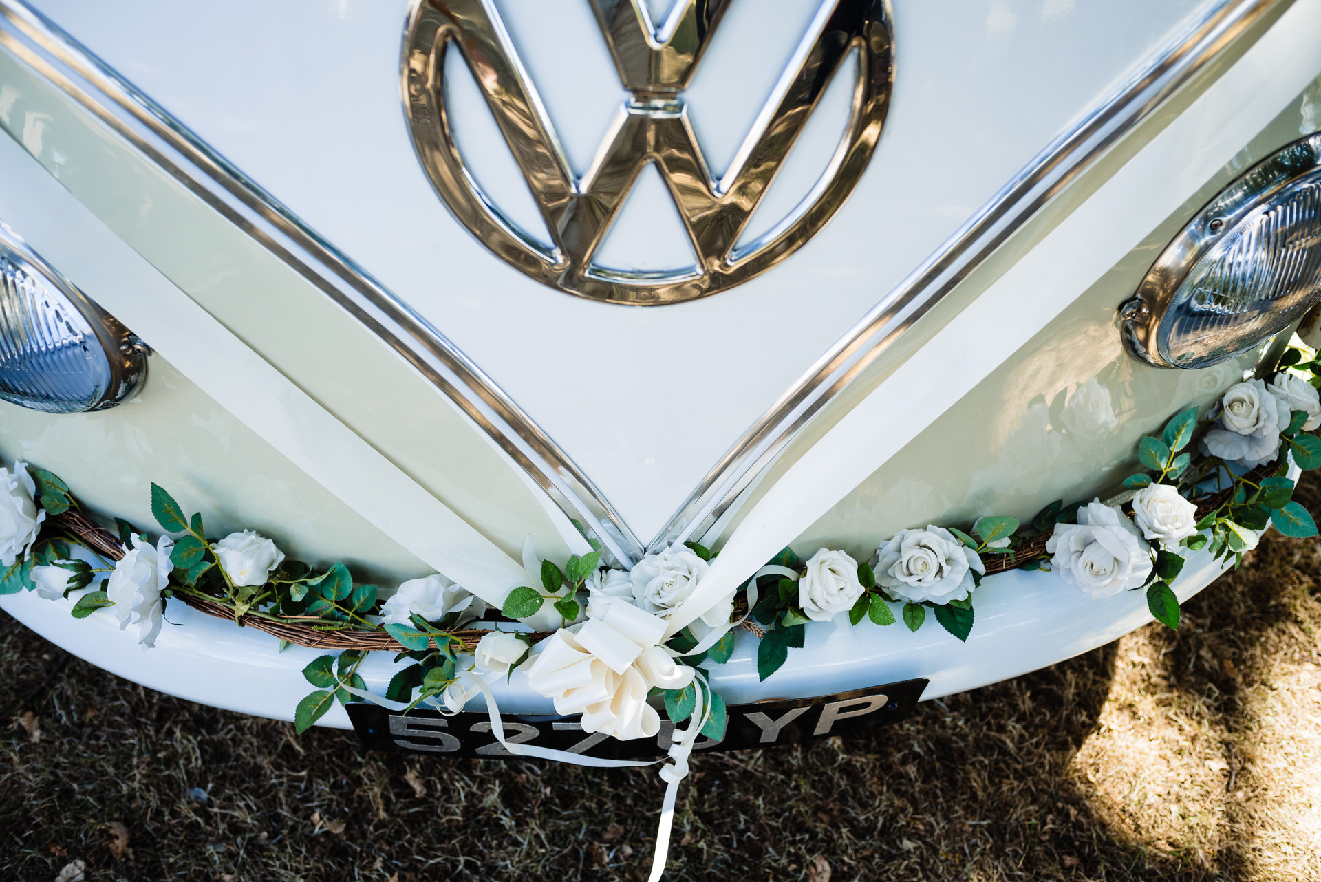 Wedding flowers on VW