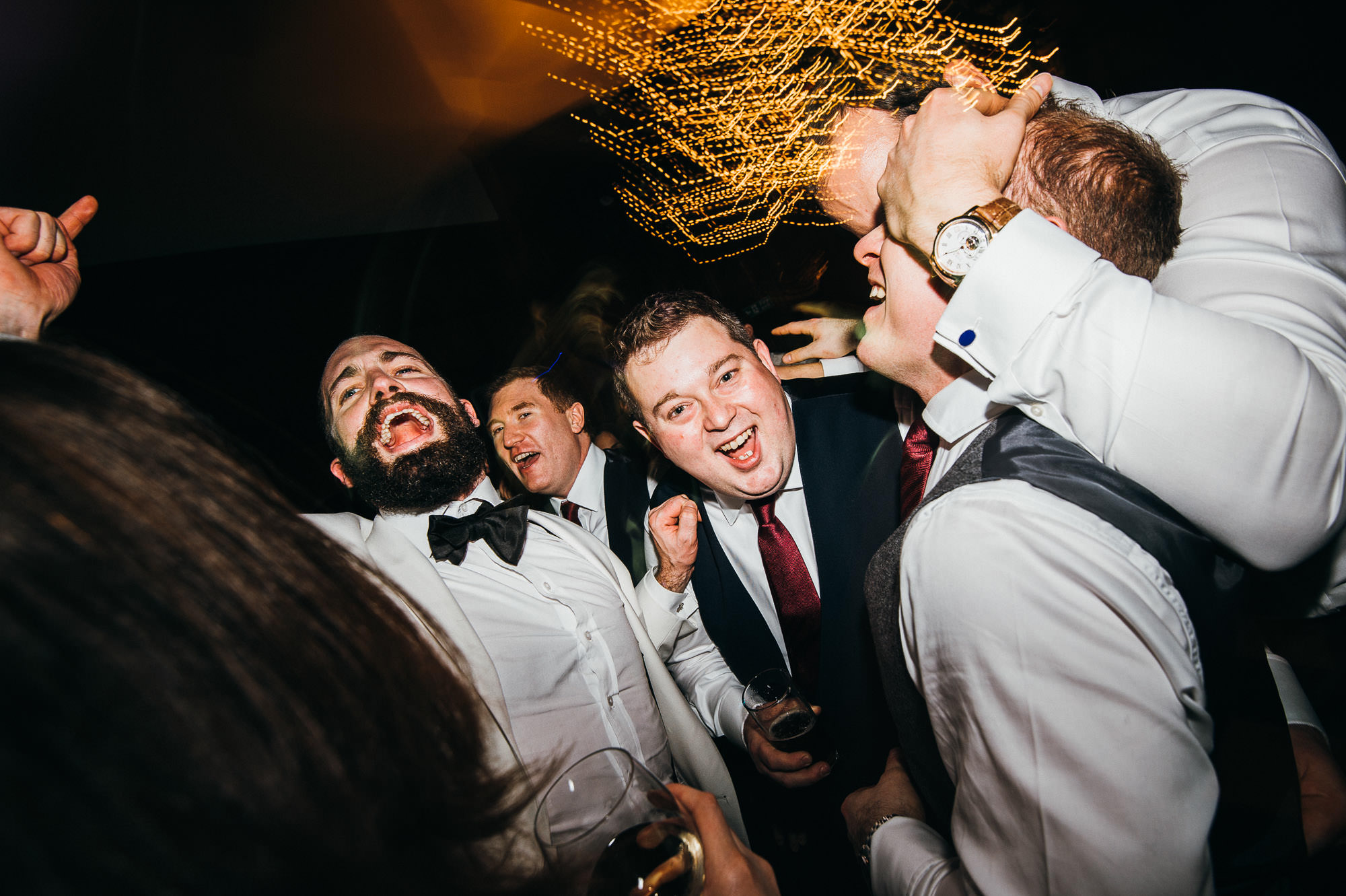 Party at Hengrave Hall wedding 